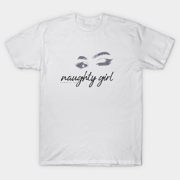 Naughty Girl T-Shirt by Naughty Nerd Merch